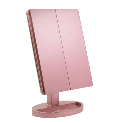 Tri-Fold LED Mirror