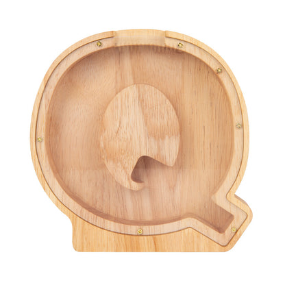 Wooden Letter Piggy Bank