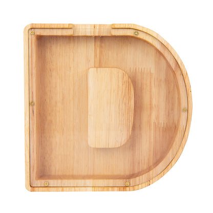 Wooden Letter Piggy Bank